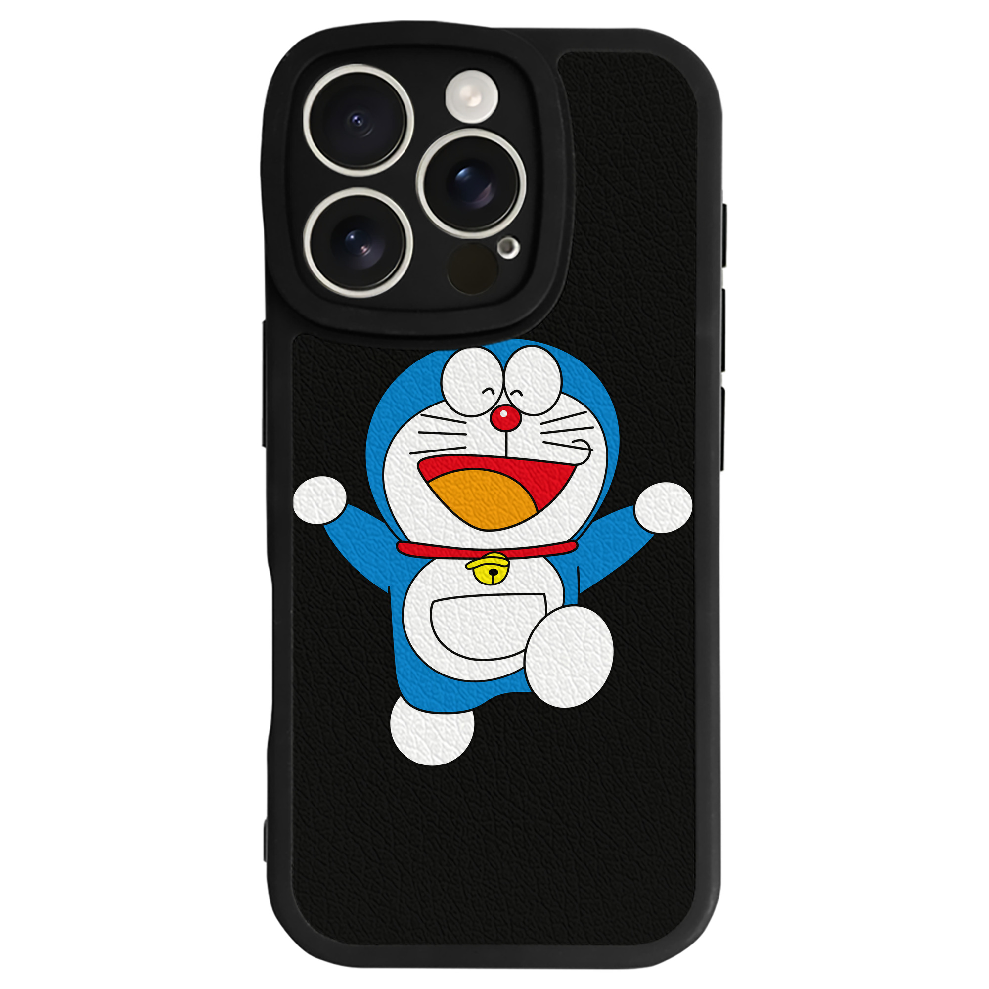 （画像用） ドラえもん Doraemon 【iPhone 16シリーズ対応】シリコンスマホケース（レザー調） 材質：シリコン